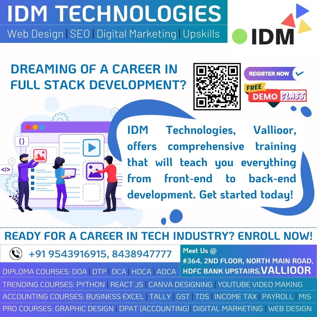 Master Full Stack Development with IDM Technologies